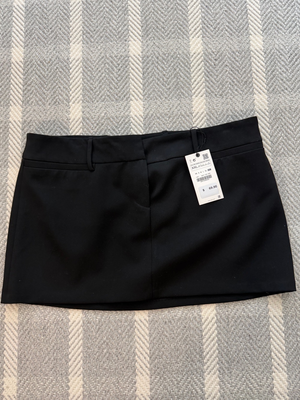 Zara Black Mini Skirt